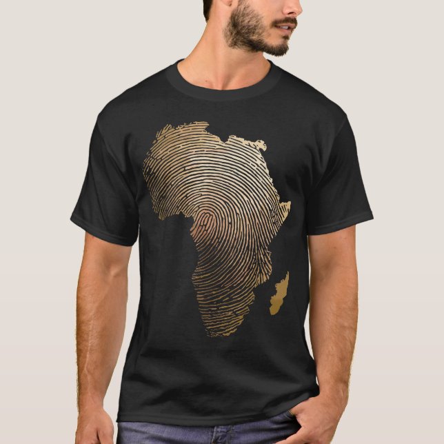 Afrikanische Wurzeln für Männer Frauen afrozentris T-Shirt (Vorderseite)