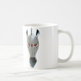 Afrikanische Zebramaske-Tasse Tasse