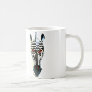 afrikanische Zebramaske-Tasse Tasse