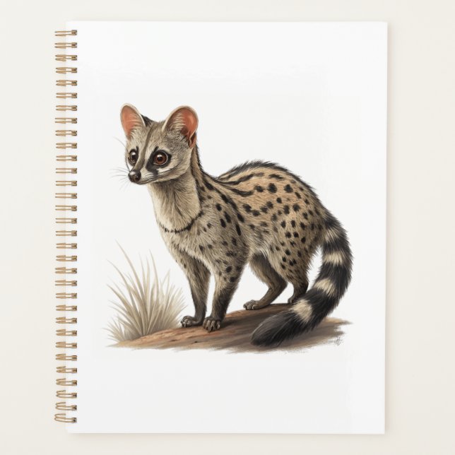 Afrikanische Zibetkatze Planer (Vorderseite)