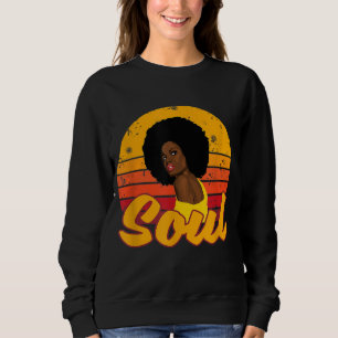 Afrikanischer 70er 80er Funk Afro Disco Soul Mela Sweatshirt