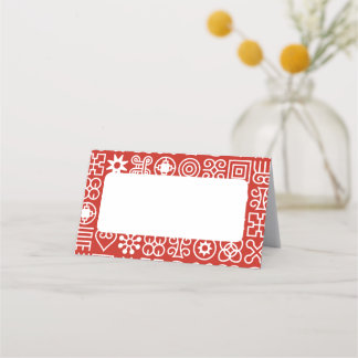 Afrikanischer Adinkra Platzkarte