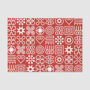 Afrikanischer Adinkra Seidenpapier