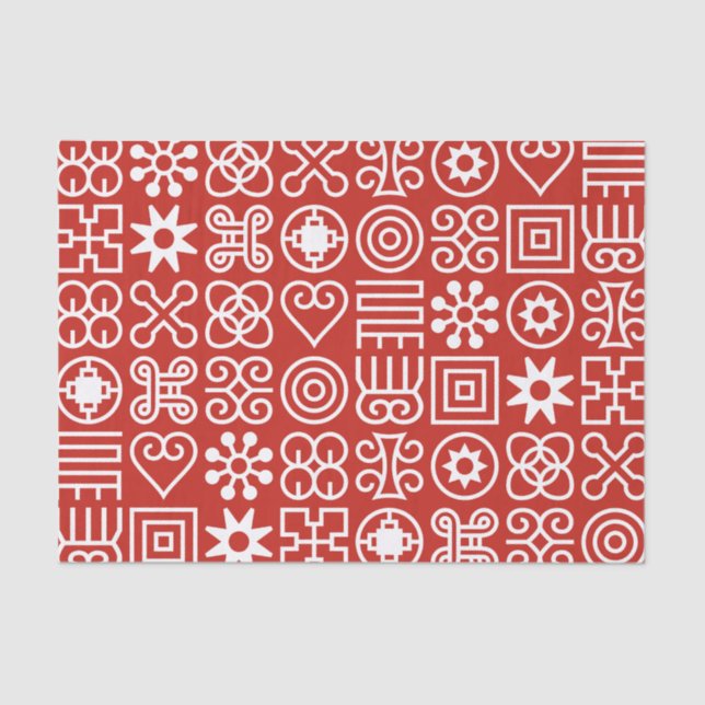 Afrikanischer Adinkra Seidenpapier (Vorderseite)