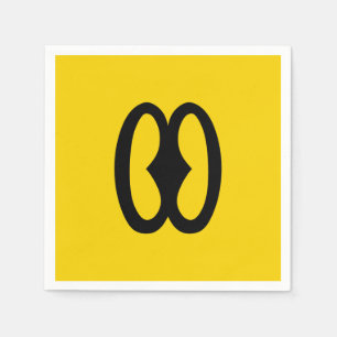 Afrikanischer Adinkra Serviette