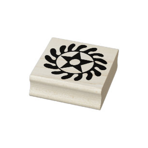 Afrikanischer Adinkra-Stempel "Neuanfang" Gummistempel