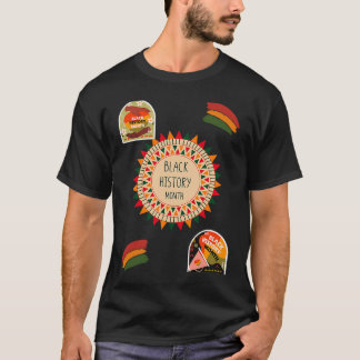 Afrikanischer Amerikaner mit schwarzer Geschichte T-Shirt