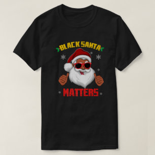 Afrikanischer Amerikaner - Santa Black Materie - W T-Shirt