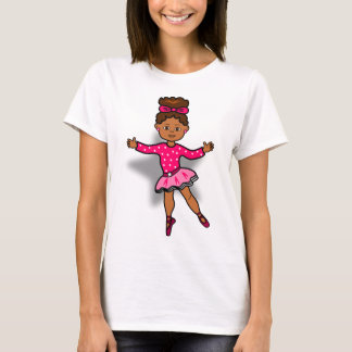 Afrikanischer amerikanischer Ballerina-T - Shirt