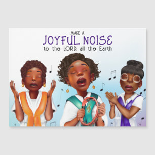 Afrikanischer Amerikanischer Sängerurlaub Magnetkarte