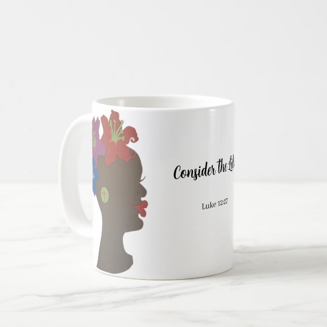 Afrikanischer amerikanischer Tasse Stil A (Vorderseite Links)