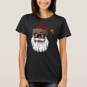 Afrikanischer amerikanischer Weihnachtsmann Black T-Shirt