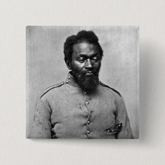 Afrikanischer amerikanischer ziviler button