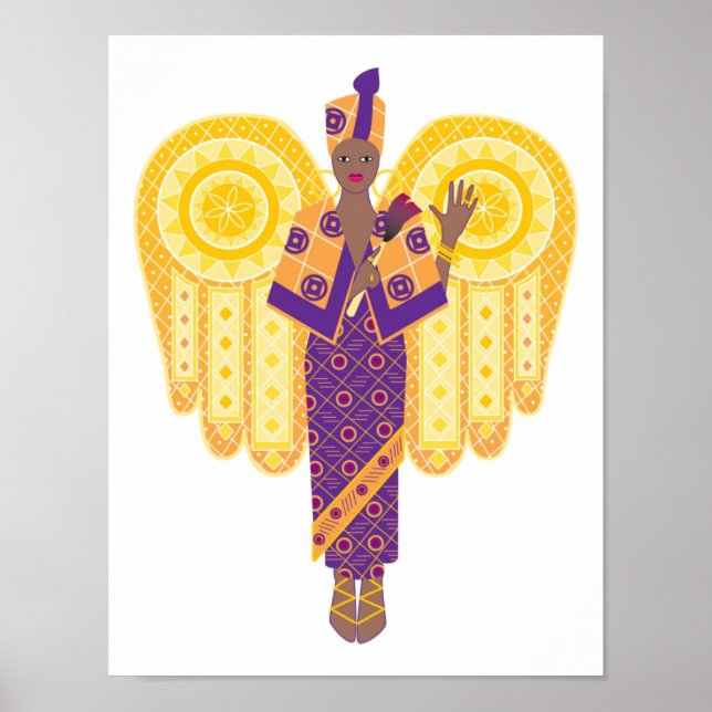 Afrikanischer Angel Poster (Vorne)