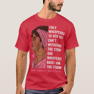 Afrikanischer Brustkrebs für Frauen T-Shirt
