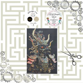 Afrikanischer Cheroboter Seidenpapier