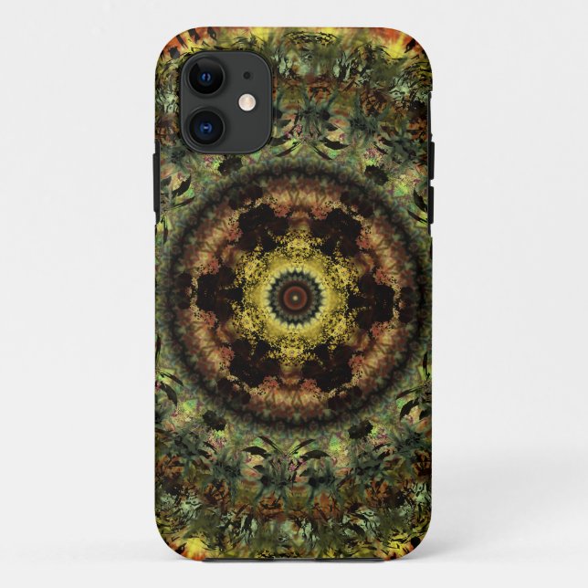 Afrikanischer Dämmerungs-Mandala iPhone 5 Fall Case-Mate iPhone Hülle (Rückseite)