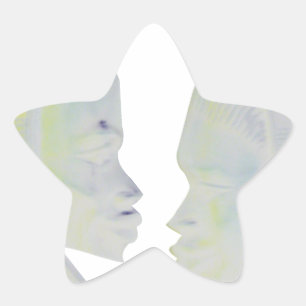 Afrikanischer Druck Hakuna Matata Design Stern-Aufkleber