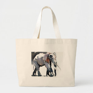 Afrikanischer Elefant 2012 Jumbo Stoffbeutel