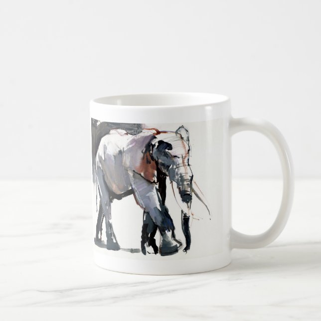 Afrikanischer Elefant 2012 Tasse (Rechts)