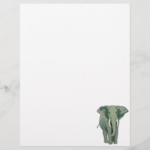 Afrikanischer Elefant Letterhead