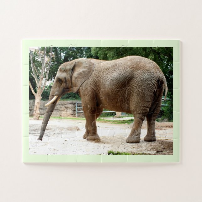 Afrikanischer Elefant Puzzle (Horizontal)