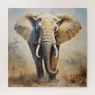 Afrikanischer Elefant Puzzle
