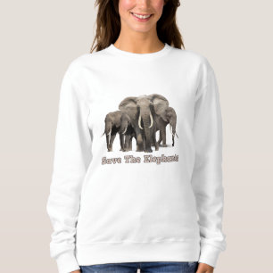 Afrikanischer Elefant Sweatshirt