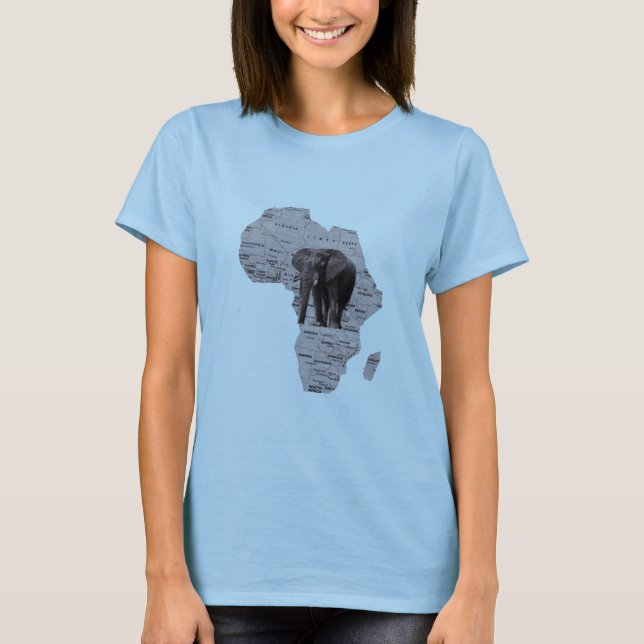 AFRIKANISCHER ELEFANT T-Shirt (Vorderseite)