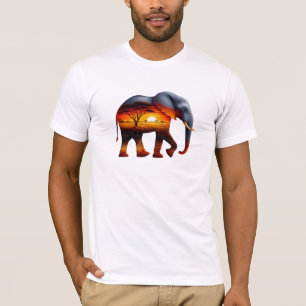 Afrikanischer Elefant-T - Shirt