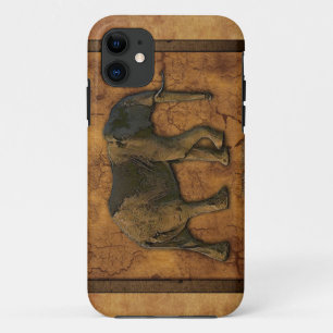 afrikanischer Elefant und rustikaler BG-Handy-Fall Case-Mate iPhone Hülle