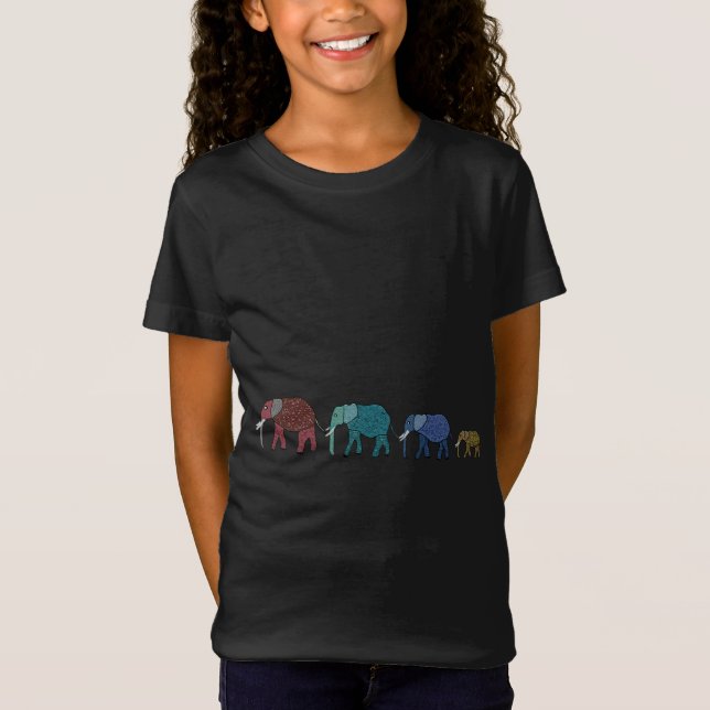 Afrikanischer Elefant-Weg T-Shirt (Vorderseite)