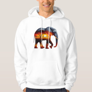 Afrikanischer-Elefanten-Pulli Hoodie