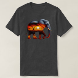 Afrikanischer Elephant Hoodie T-Shirt