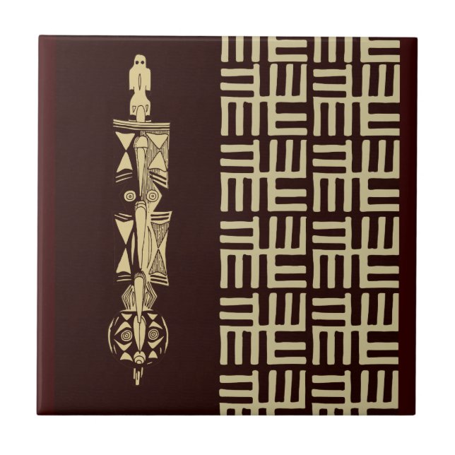 Afrikanischer Entwurf #1 @ Stylnic Fliese (Vorderseite)