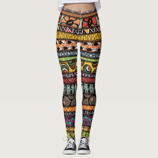 Afrikanischer Entwurf Leggings