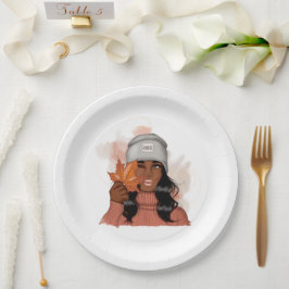 Afrikanischer Erntedank Pappteller