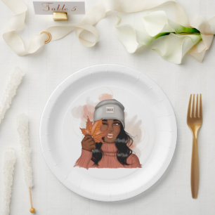 Afrikanischer Erntedank Pappteller
