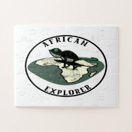 Afrikanischer Explorer Puzzle