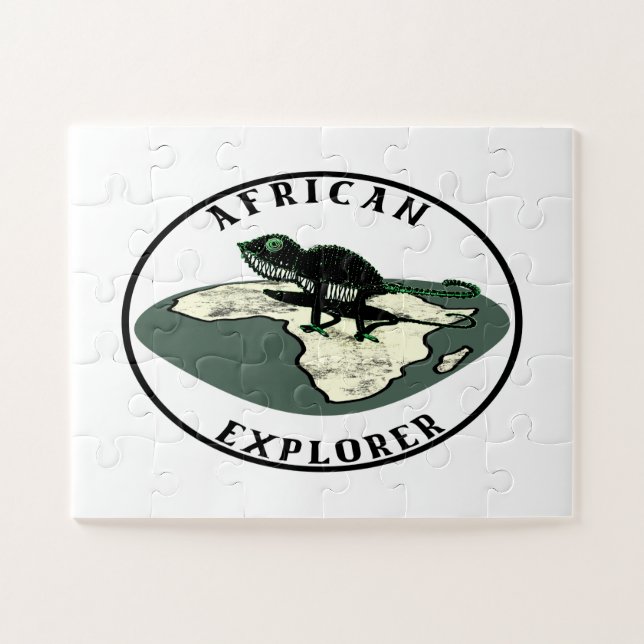Afrikanischer Explorer Puzzle (Horizontal)