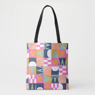 Afrikanischer Farbblock, geometrisches Muster.