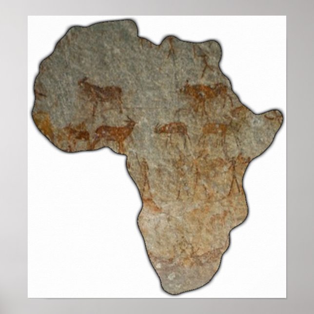 afrikanischer Felsen Poster (Vorne)