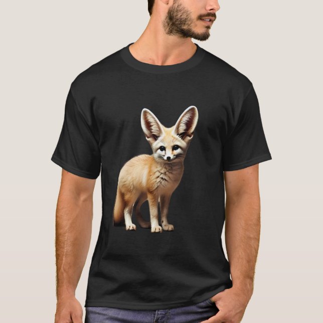 Afrikanischer Fennek Fuchs Tier T-Shirt (Vorderseite)