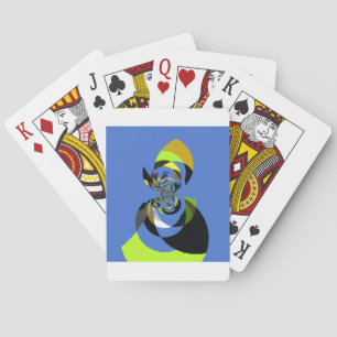 Afrikanischer Frau-Vektor-Design-Kunstausdruck Spielkarten