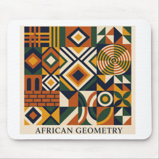 Afrikanischer Geometrie-Mauspad Mousepad