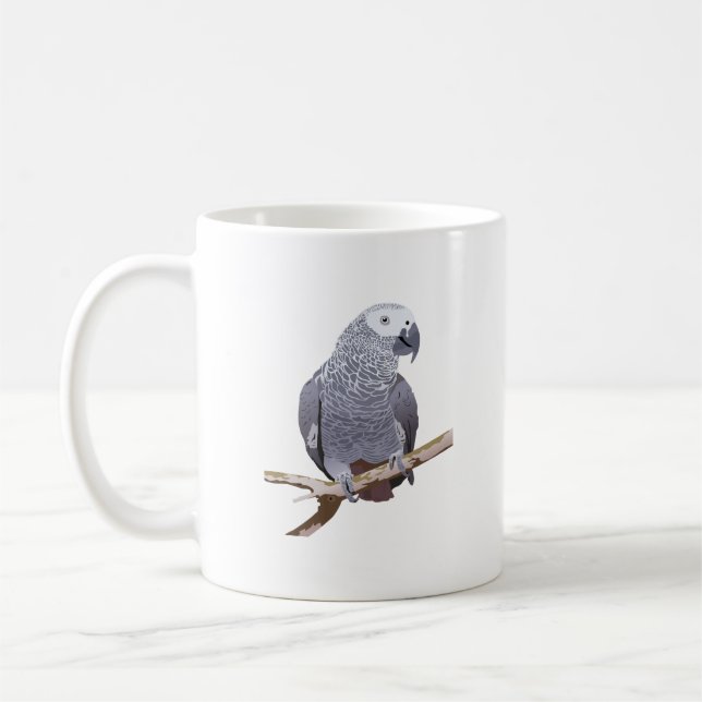 Afrikanischer Grau Kaffeetasse (Links)