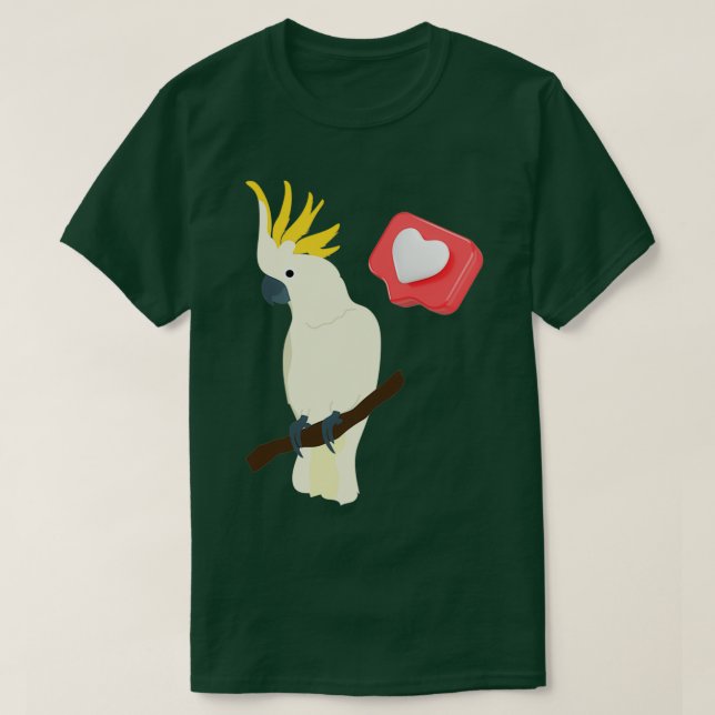 Afrikanischer Graupapagei 13 T-Shirt (Design vorne)