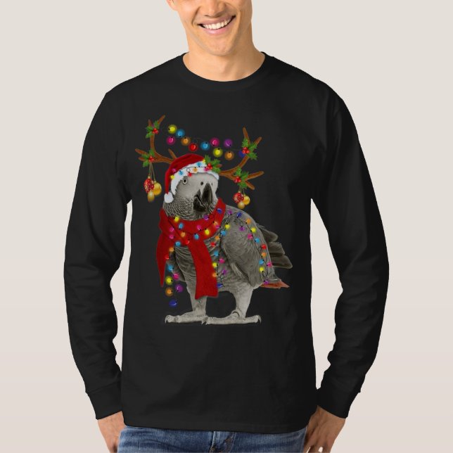 Afrikanischer Graupapagei Gorgeous Reindeer Christ T-Shirt (Vorderseite)
