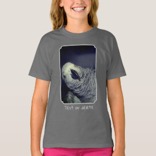 Afrikanischer Graupapagei Süßer Vogel Personalisie T-Shirt