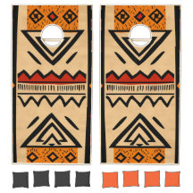 Afrikanischer Hintergrund in warmen Farben